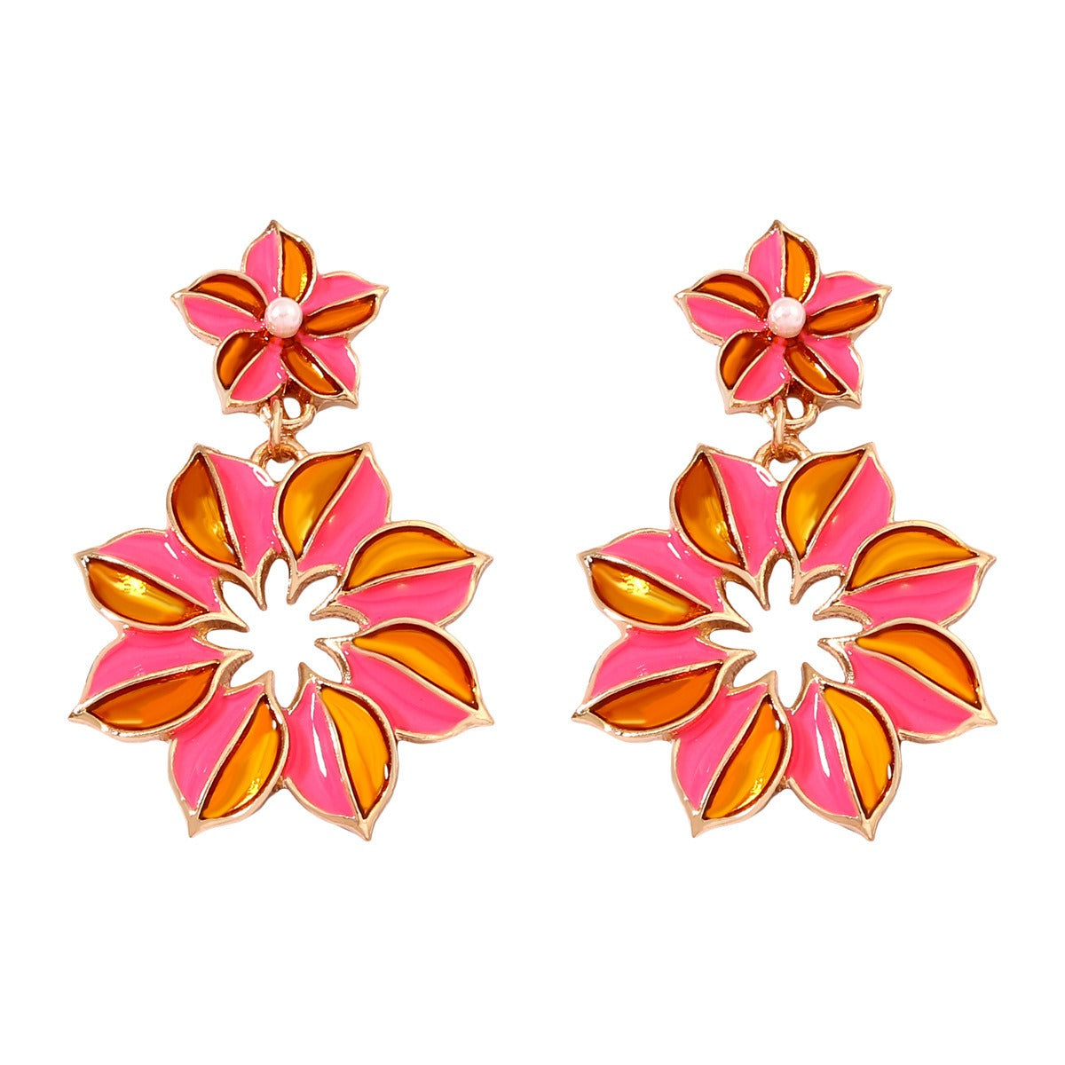 Retro niche exaggerated fashion trend temperament earrings