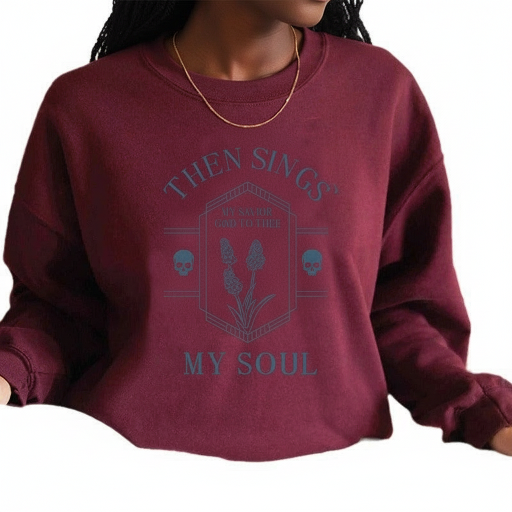 Women's loose letter top with letter pattern