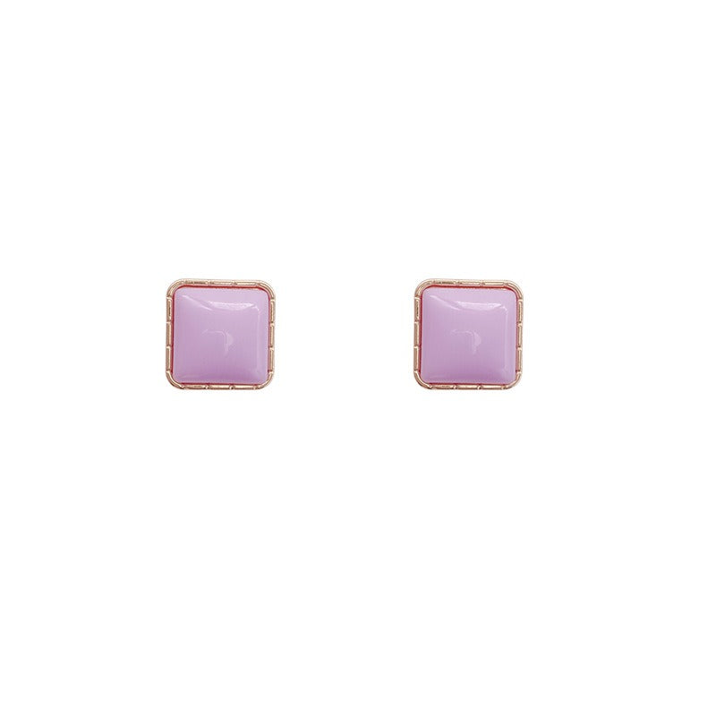 Vintage Purple Geometric Women's Earrings Set Fashion Earrings for Women