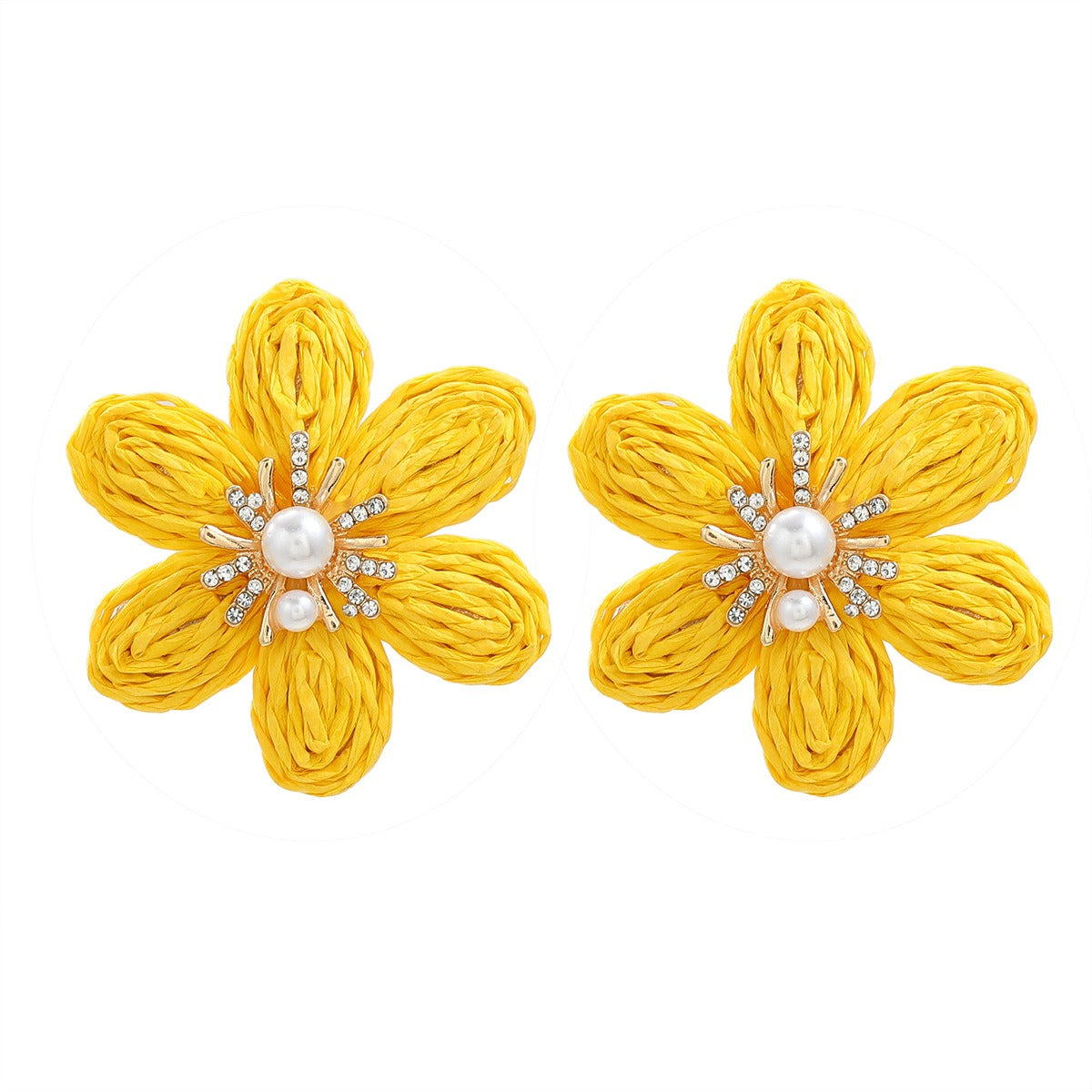 Lafite Flower Earrings and Earrings for Women's Party Flower Earrings