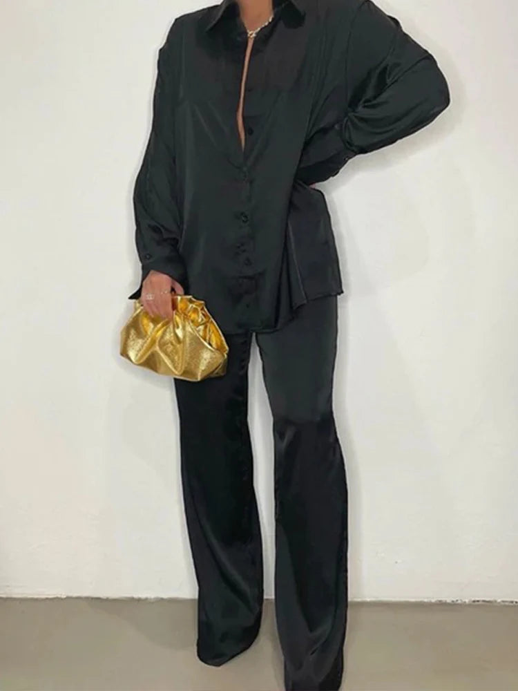 Elegant Satin Women 2 PC Set