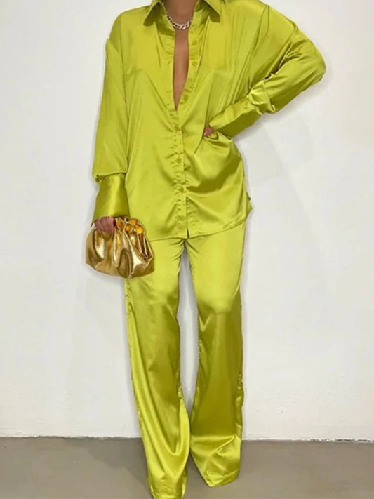 Elegant Satin Women 2 PC Set