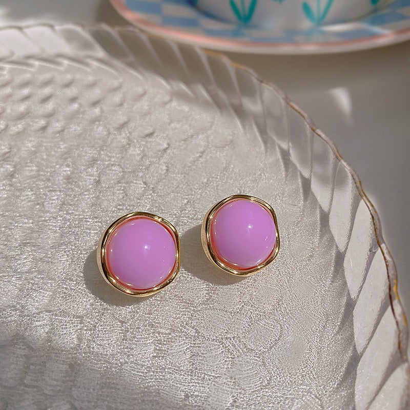 Vintage Purple Geometric Women's Earrings Set Fashion Earrings for Women