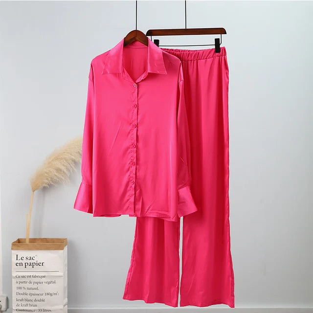 Elegant Satin Women 2 PC Set