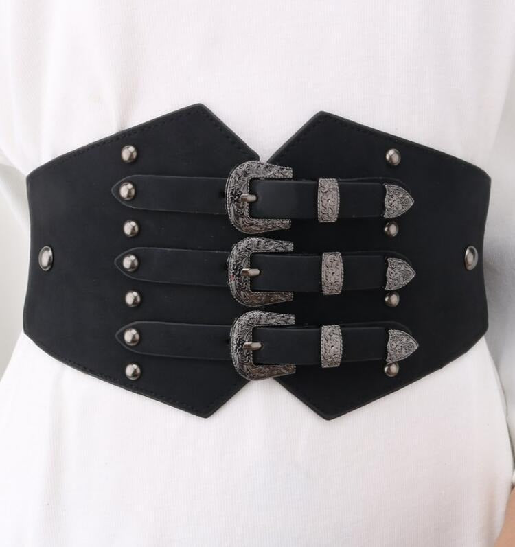 Versatile Wide Belt Elastic Corset