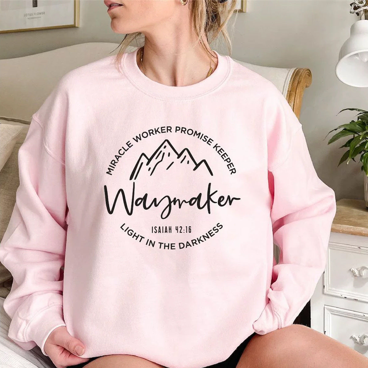 Be The Light Sweatshirt Gift for Christians Mathew 5:14 hoodie