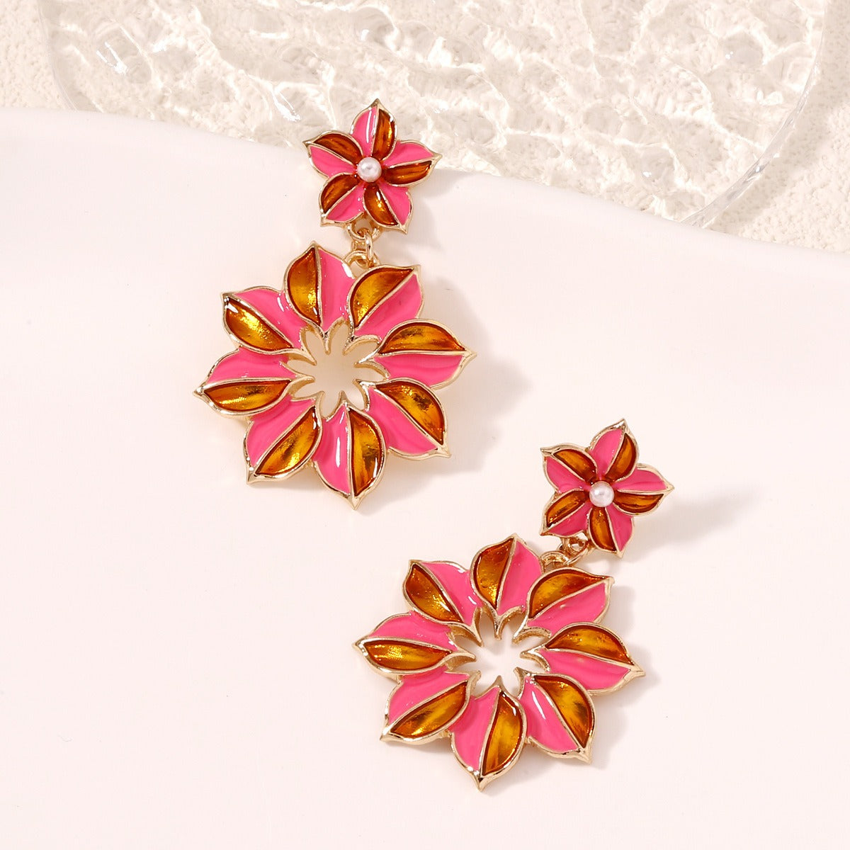 Retro niche exaggerated fashion trend temperament earrings