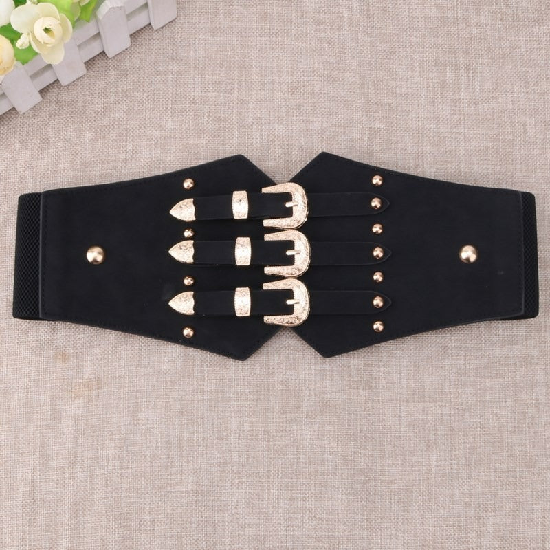 Versatile Wide Belt Elastic Corset