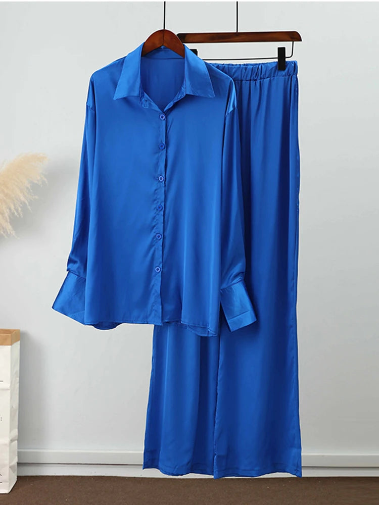 Elegant Satin Women 2 PC Set