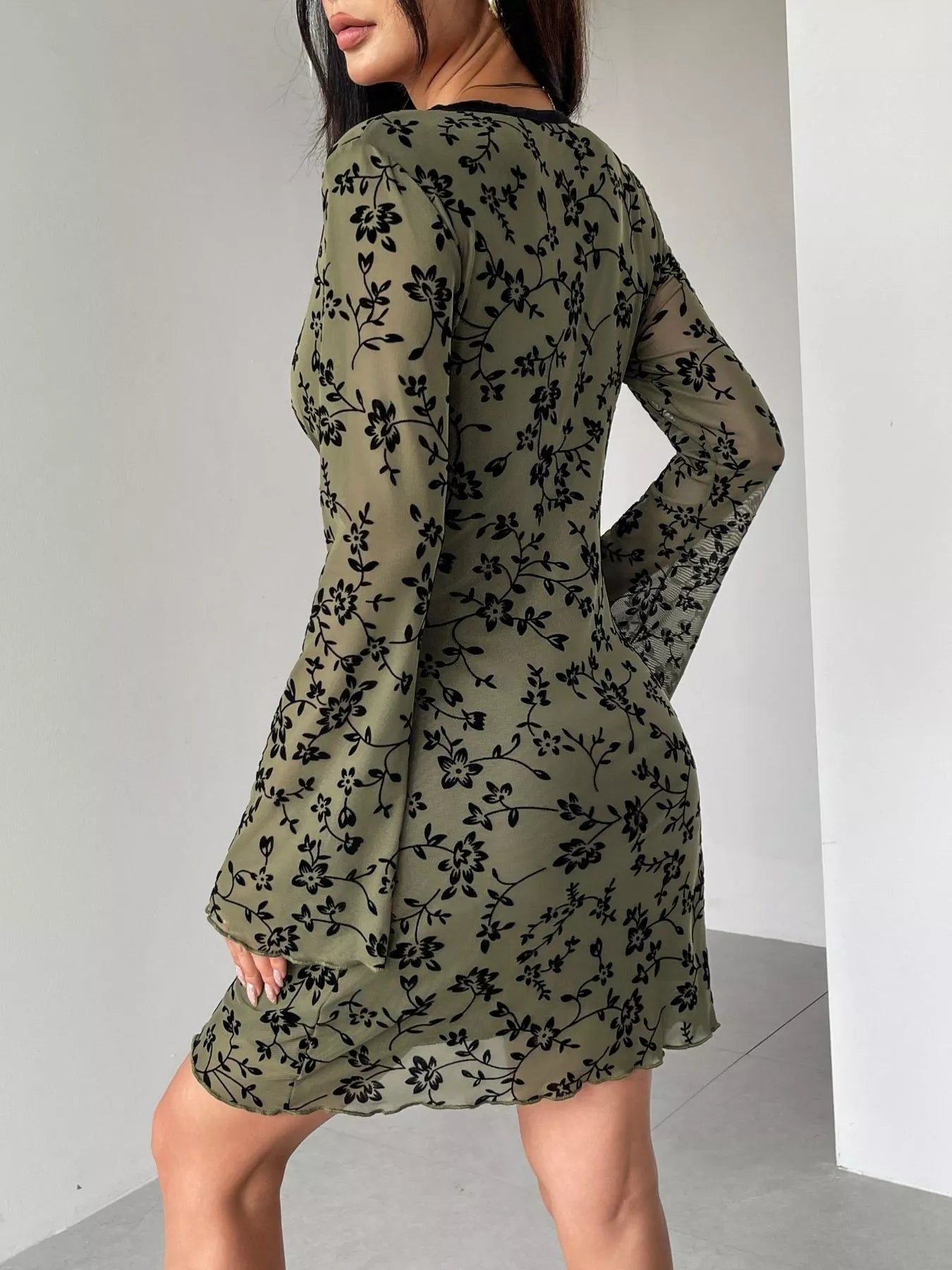 collie floral mini dress Callie Floral Print Mini Dress for Women